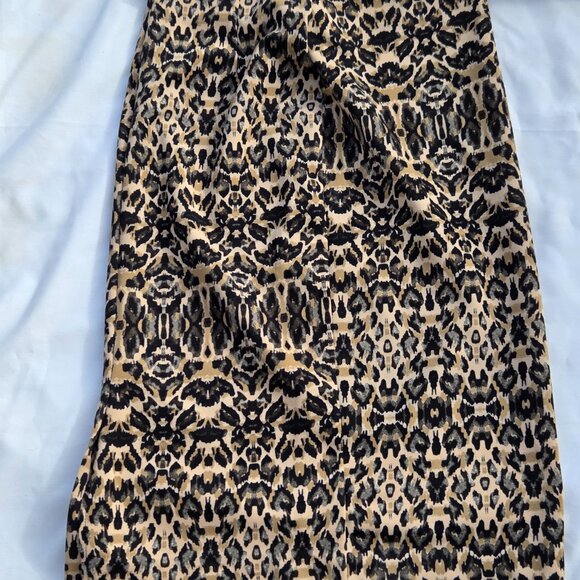 New York & Co Womens Leopard Print Skirt Size 8 STRETCH - Picture 6 of 7